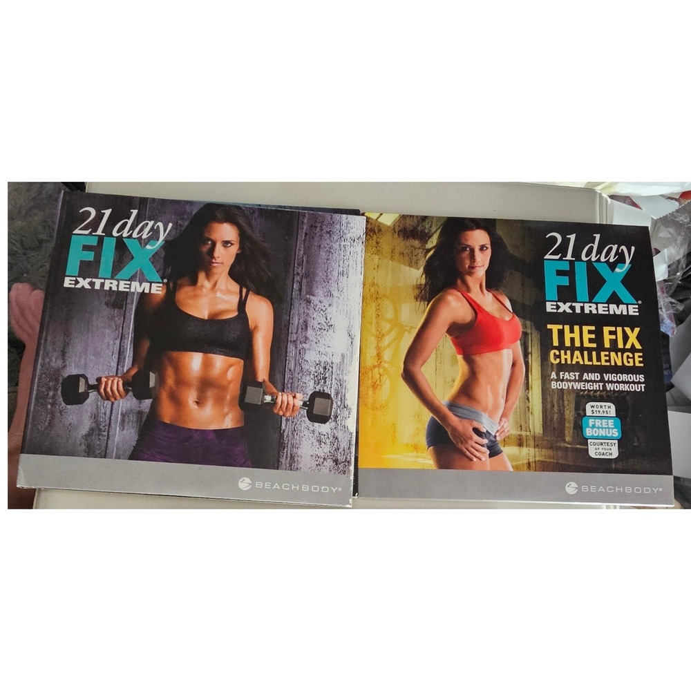 Beachbody 21 Day Fix Extreme DVD Set with The Fix Bonus Autumn Calabrese